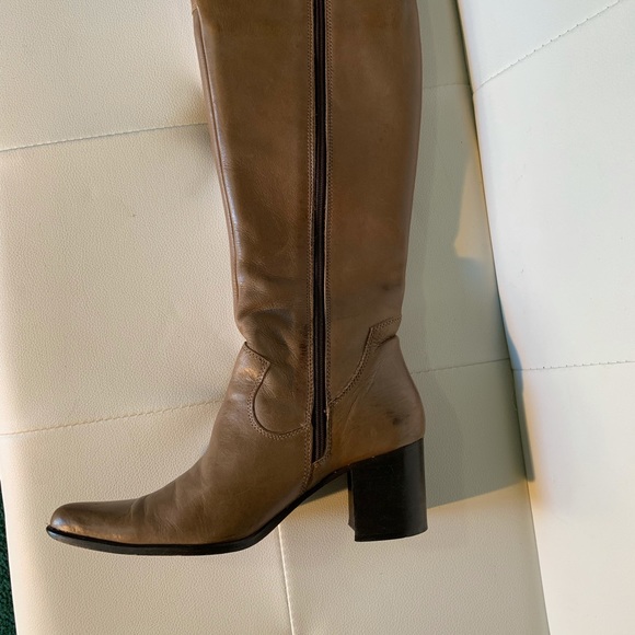 Leather Cowboy boots Sz 5 - Picture 5 of 6